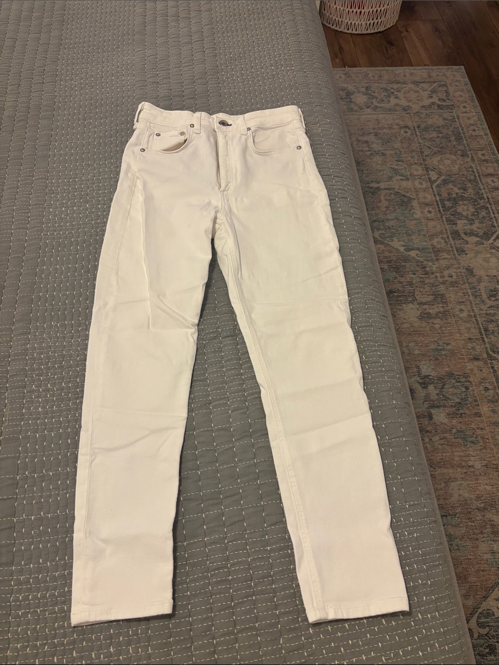 Rag and Bone Nina high waist skinny Women's White Jeans